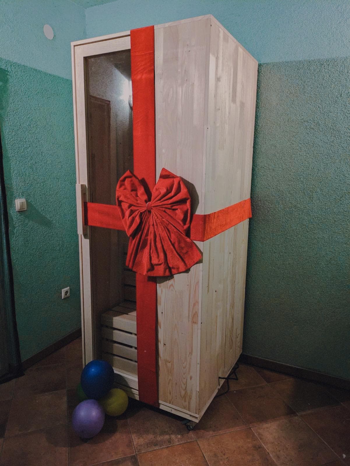 Piccolo sauna at a customer's home in Jastrebarsko, Croatia