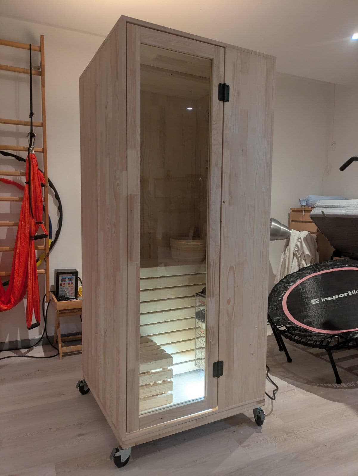 Piccolo sauna at a customer's home in Zagreb, Croatia