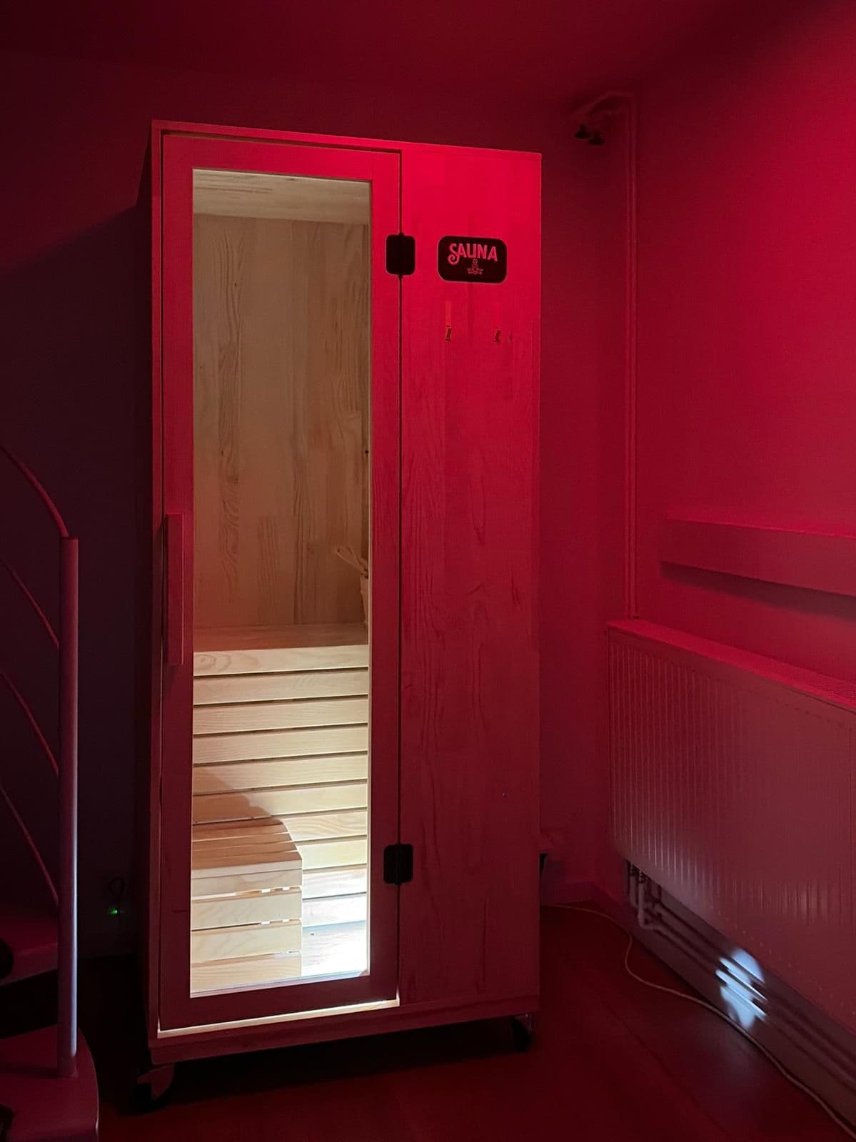 Piccolo sauna at a customer's home in Berlin, Germany